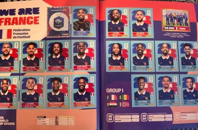 FIFA WORLD CUP 2026 Panini Replacement STICKERS FULL TEAM FRANCE 20+4 VARIANT