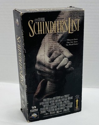 Schindler s List 1994 VHS Vintage 2 Tape set