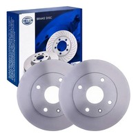 2X Hella Bremsscheiben 256Mm Vorne Passend FüR Chevrolet Lacetti Nubira D