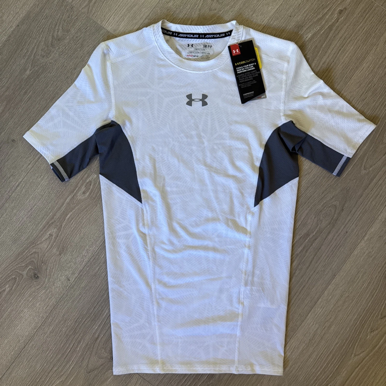 Under Armour Men's Compression T Shirt UA HeatGear® Cool Switch NWT White S
Opens in a new window or