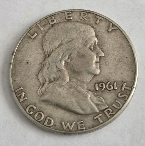 Higher quality 1961 Franklin Half Dollar