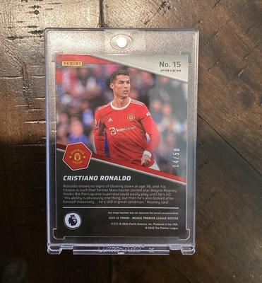 2021-22 Panini Mosaic Premier League Cristiano Ronaldo Breakaway Insert #14/50