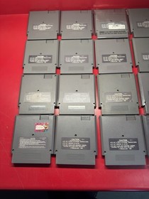 LOT OF 20 NINTENDO NES GAMES CLEANED TESTED AND WORKING