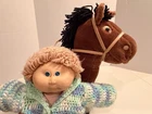 Vintage Cabbage Patch Lot- Doll 1982 & Horse 1984. Great Condition!