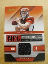 2011 Absolute Memorabilia Rookie Jersey Collection Andy Dalton RC #3