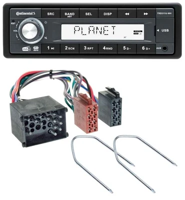 Continental MP3 AUX USB DAB 1DIN Autoradio für BMW 3er E30 E36 87-00 5er E34 88- - Bild 1 von 4