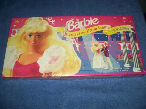 Vintage 1991 Barbie Queen Of The Prom Board Game 1990’s Edition - New