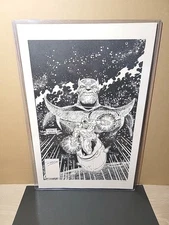 SILVER SURFER #50 Ron Lim Signed Marvel Comics Cover Art Print. (THANOS COVER)