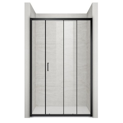 Nischentür Dusche Duschtür Schiebetür Duschabtrennung 100-120x185cm 5mm ESG Klar