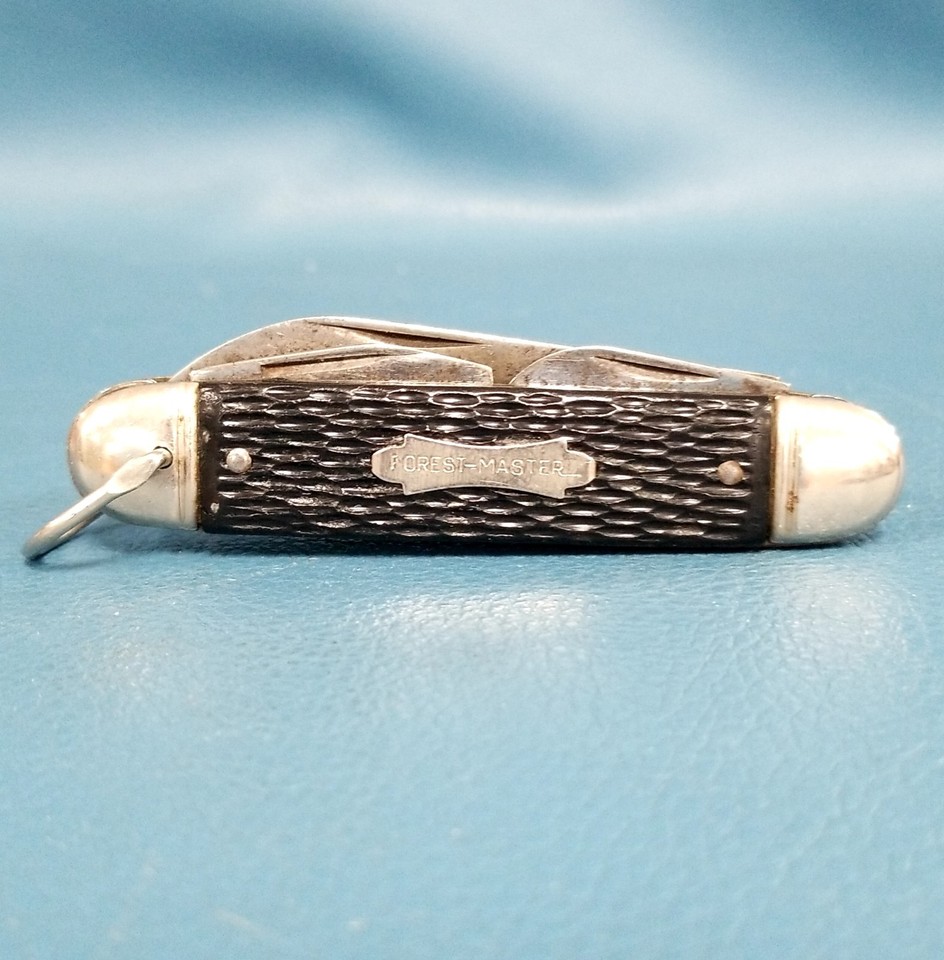 A proper vintage Colonial Forest Master bone-handle 4-blade stockman — the kind of pocket knife grandfathers actually carried.