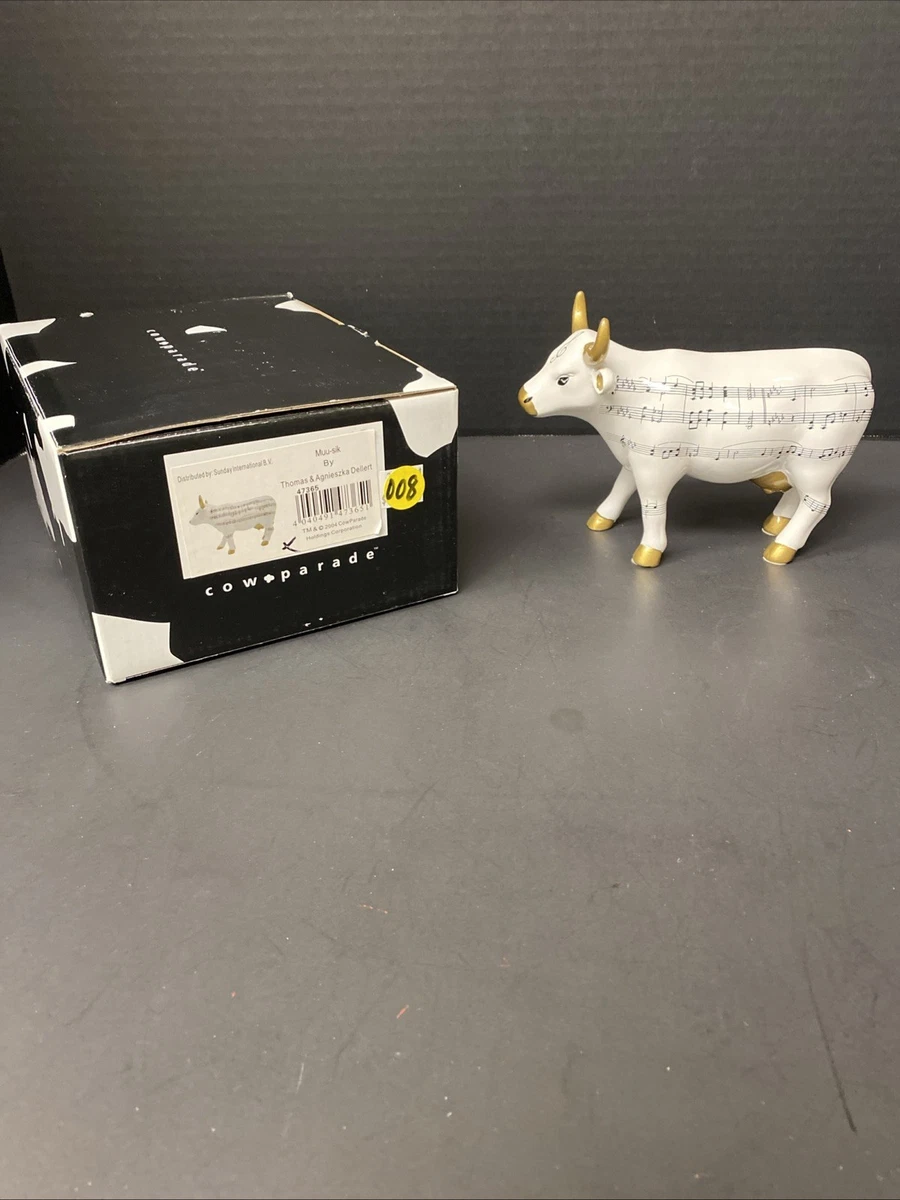 Cow Parade Figurine Muu-sik 47365 Thomas & Agnieszka Dellert 2004