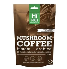 Mushroom Coffee Instant Arabica Coffee 10-in-1 (158 Servings) Premium Blend