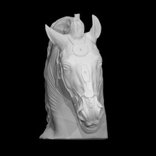 Statua Testa di Moro Sicilia Donna Statue Museo Arte - Bianco