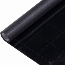 Static Cling Total Blackout Window Film Privacy Room Darkening Window Tint Bl...