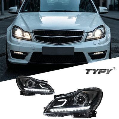  Upgrade LED Scheinwerfer Für Mercedes-Benz C-Klasse W204 2011-2013 Xenon