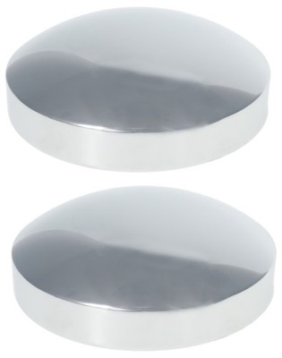2 Lot RoadPro RPRHC714 Chrome 7.25'' Round Wheel Center Cap / Decorative Cover