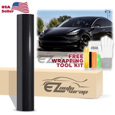High Gloss Glossy Black Car Vinyl Wrap Sticker Decal Sheet Film Diy Air Release High Gloss Glossy Black Car Vinyl Wrap Sticker Decal Sheet Film Diy Air Release