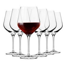 Krosno Large Red Wine Glasses Set of 6 | 860 ML | Splendour RRP £45