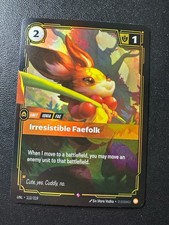 Irresistible Faefolk Riftbound Unleashed 112/219 — live eBay listing