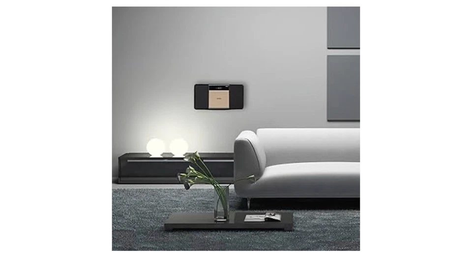 Jensen JBS-300CB Black AM/FM Stereo Wall Mountable Bluetooth CD Music System - Image 4 of 4