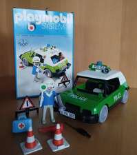 playmobil system polizei auto 3215 von 1974 vollständig mit Figur + Zubehör