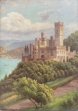 Galeasse Landrost von Döhring Hamburg Blankenese Segelschiff Gemälde painting