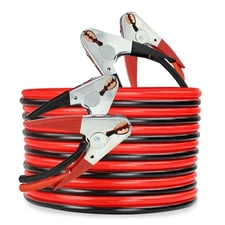 ABN Jumper Cables, 25ft Long, 2-Gauge, 600 AMP – Commercial Automotive Vehicle