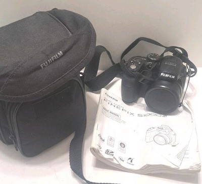 【美品】FUJIFILM FINEPIX F100FD 黒 | 純正ケース付き Fujifilm FinePix S1000 FD 10MP Digital Camera 12x Zoom TESTED w
