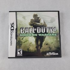 Call of Duty 4 Modern Warfare Nintendo DS Case and Manual Only No Game
