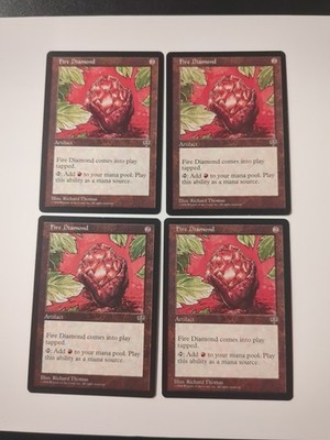 Fire Diamond X 4 MTG Mirage 