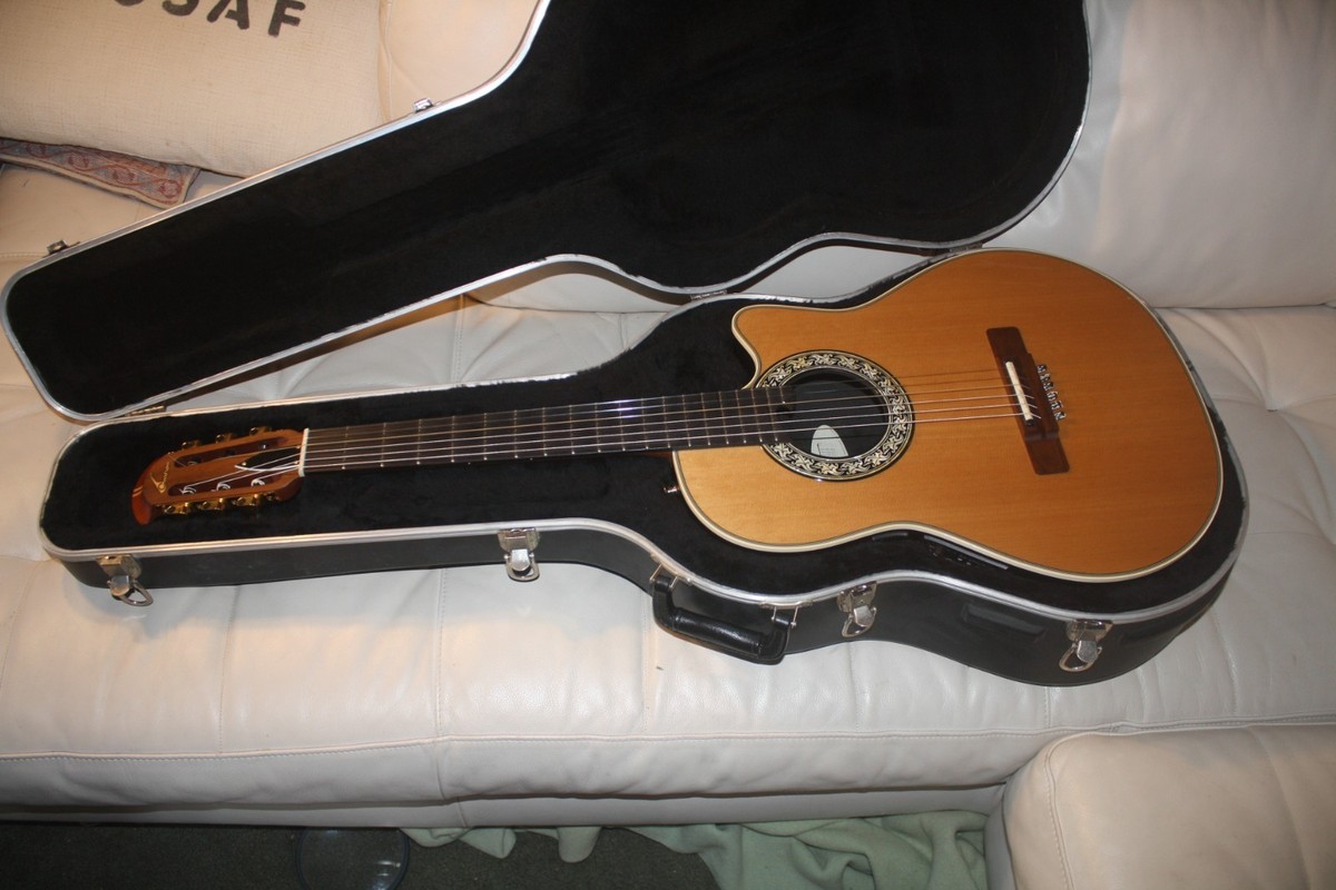 Ovation 1863 Classic Nylon Acoustic-Electric Guitar USA - ser