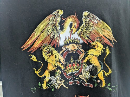 Queen Official Merch Band T Shirt Black Size Large - Picture 3 of 5