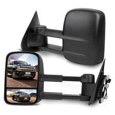 Towing Mirrors for 2014-2017 2014-2020 Chevy/GMC Black - Power Control Heated