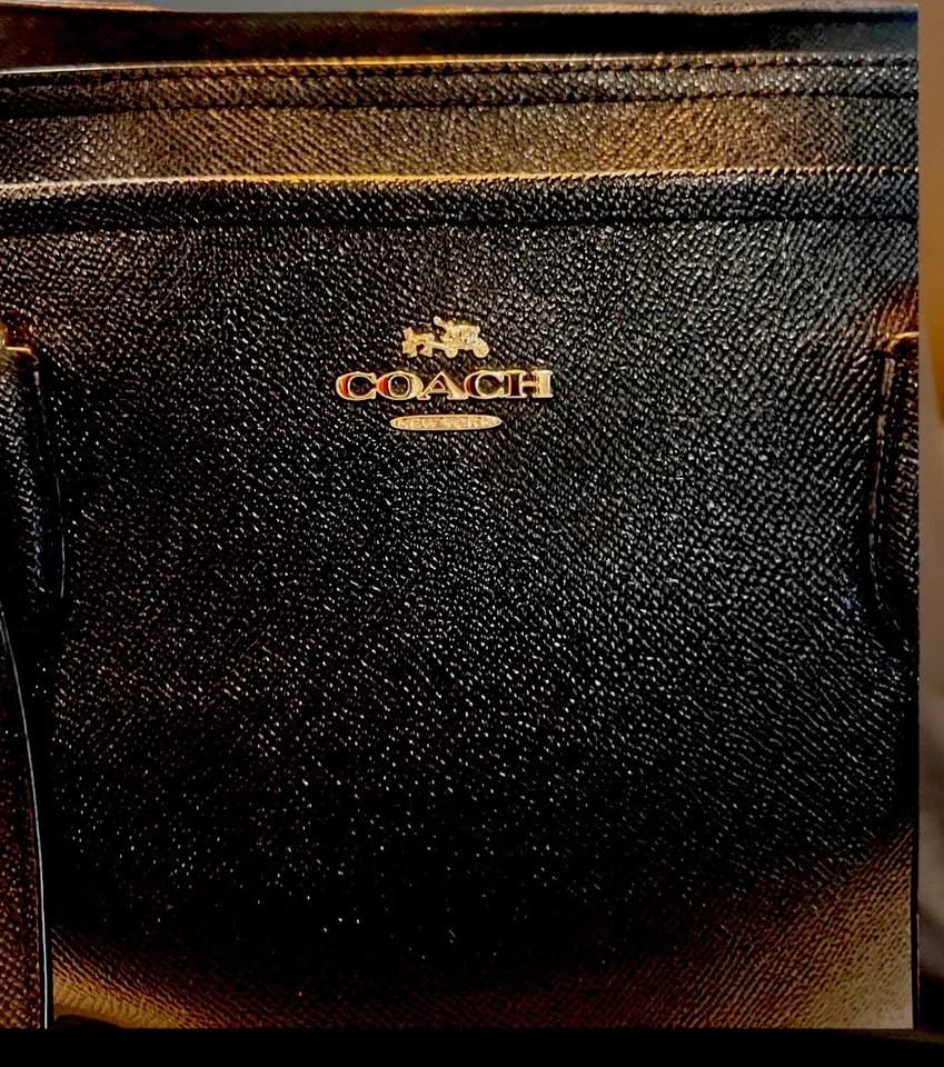 Coach Black Leather Baby Bag Tote Style A1732-F57786 Excellent Condition Clean - Image 3 of 4