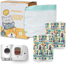 Self-Cleaning Litter Box Liner Bags, Compatible with PETKIT Pura Max  X, Leak-P