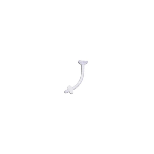 Clear Curved Eyebrow Piercing Retainer 16G Acrylic with O Ring eBay