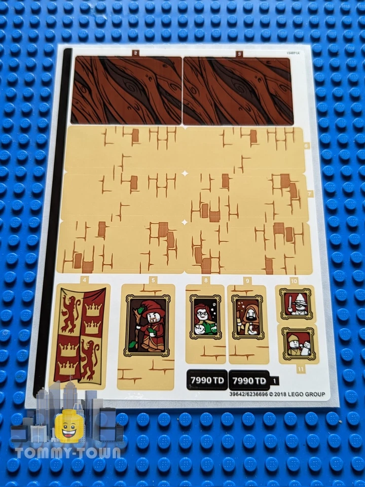 LEGO Harry Potter AUFKLEBERBLATT NUR für Lego Set 75953 Hogwarts Whomping Willow