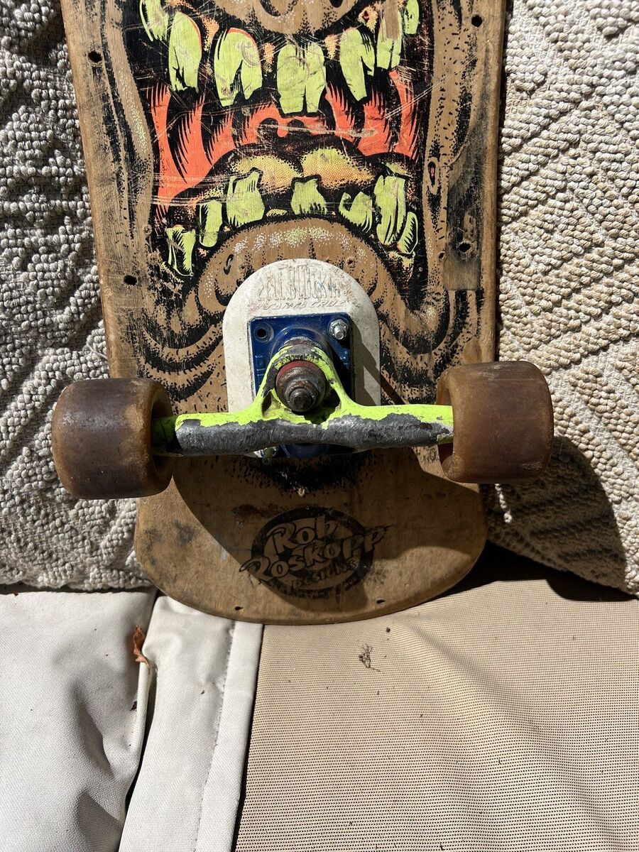 vintage Original 1980s Santa Cruz Rob Roskopp Face complete vintage Original 1980s Santa Cruz Rob Roskopp Face complete