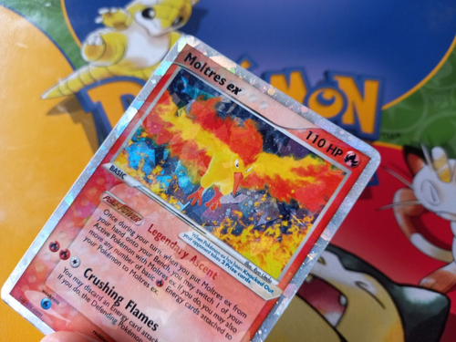Moltres EX 115/112 EX Feuerrot & Blattgrün Holo Rare Pokemon Karte - Bild 6 von 8