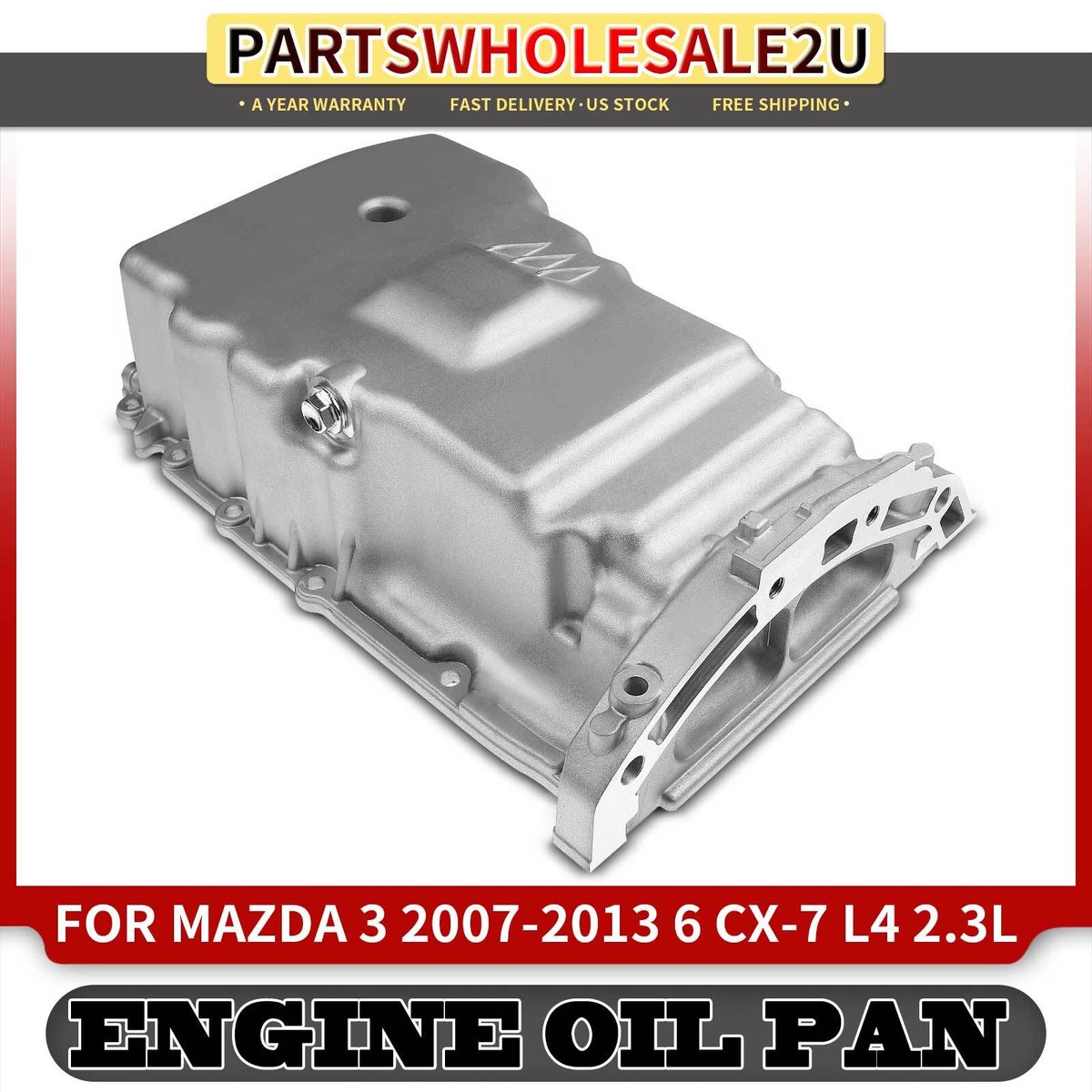 Engine Oil Pan for Mazda 3 2007-2013 6 2006-2007 CX-7 2007-2012