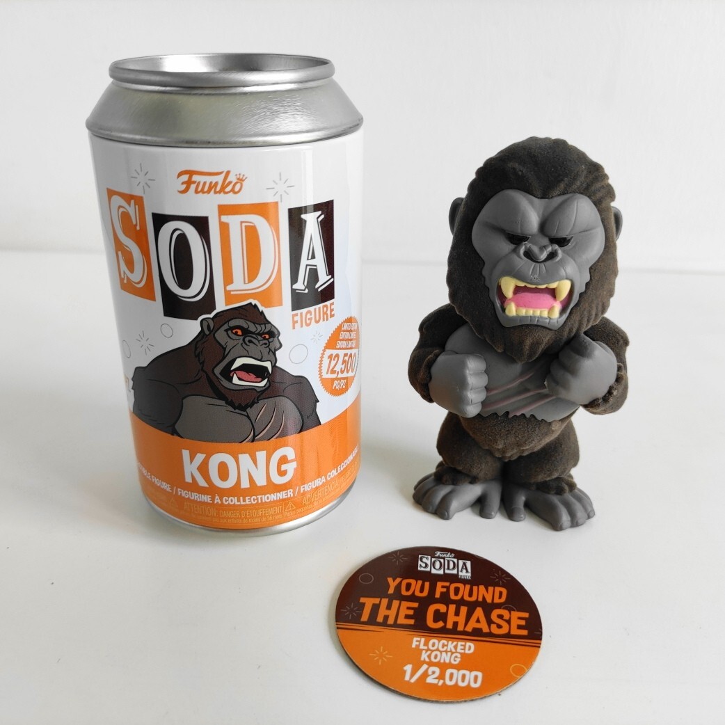 FUNKO SODA Godzilla vs. Kong Flocked Kong CHASE 1/2000 | eBay