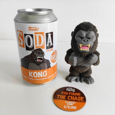 FUNKO SODA Godzilla vs. Kong Flocked Kong CHASE 1/2000 | eBay