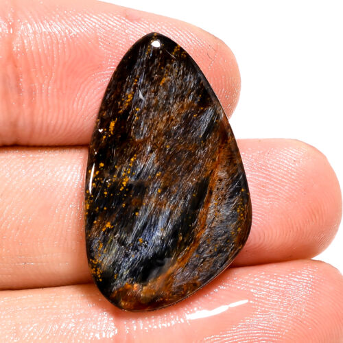 14.50Cts. Natural Chatoyant Pietersite 28X17X4 MM Fancy Cabochon Loose Gemstone - Picture 1 of 3