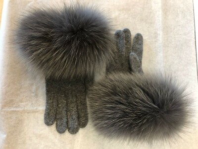 GUANTI PELLICCIA VOLPE Fuchsfell Wolle Handschuhe Pelzhandschuhe Handschuhe Wolle Fell 