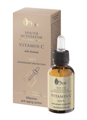 AVA Jugendaktivator Vitamin C mit Acerola Serum 100 %, 30 ml - UK SCHNELLER V...