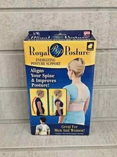 ROYAL POSTURE Energizing Posture Back Support for Men/Women L/XL w/Original Box