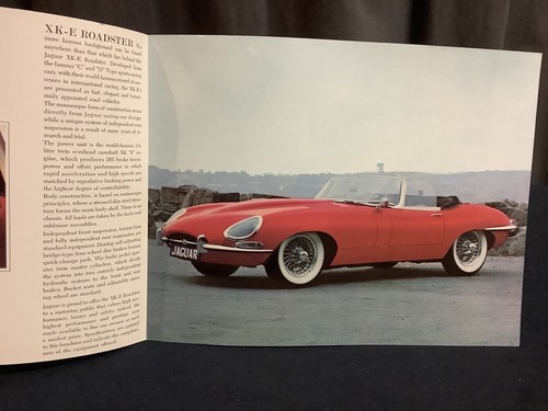 RARE Catalogue 1962 JAGUAR XK-E Brochure Prospekt !! - Bild 3 von 3