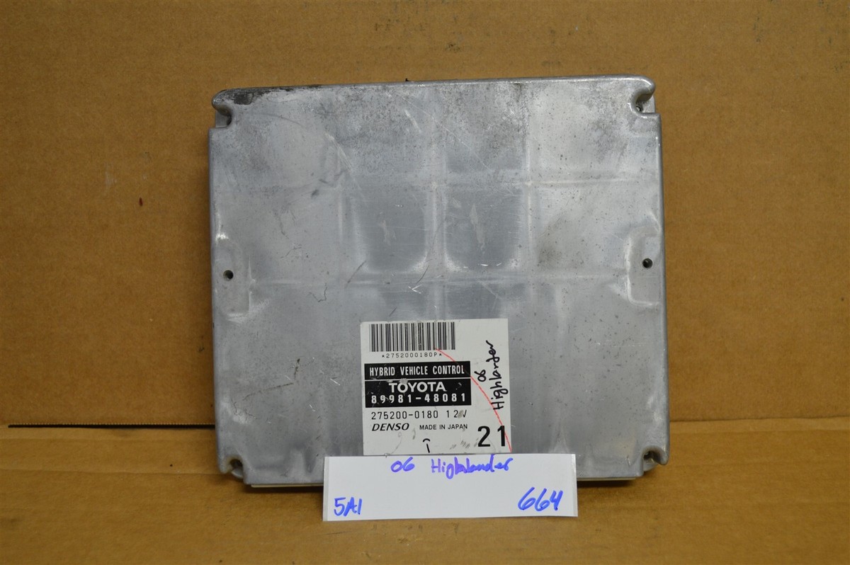 バイイーページ 2006 Toyota Highlander Hybrid Vehicle Control Unit HVC 664-5A1