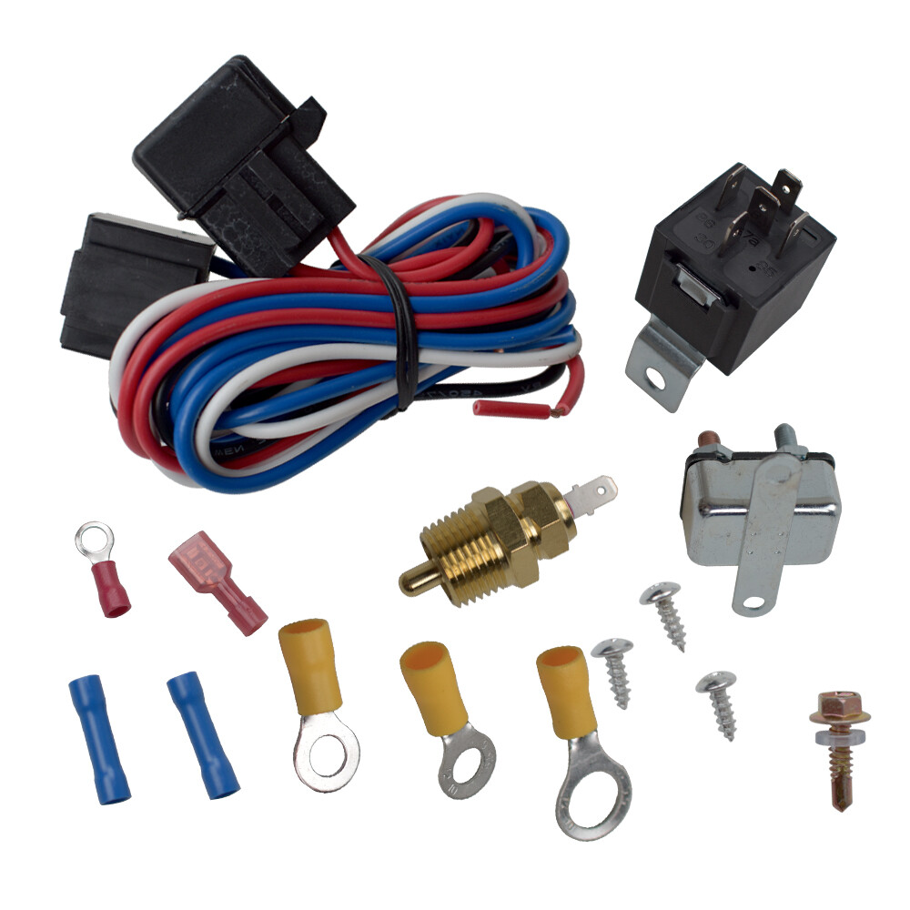3/8" 175185 Electric Engine Fan Thermostat Temperature Relay Switch