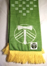 Portland Timbers Thorns Rose City Equality Green & Gold Scarf MLS Ruffneck 2018